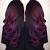 Deep Burgundy Purple Burgundy Hair