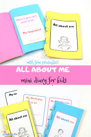 This activity needs our student to give some personal information as their names and how many letters are in their names. All About Me Printable Book With Free Templates Crafts By Ria