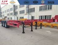 OEM 40FT Gooseneck Tri Axle Skeletal Trailer,40ft Gooseneck ...