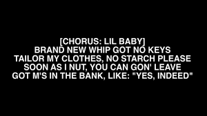 With the release of his more life playlist, the 6 god has gifted the world a new batch of lyrics with serious meme whatever you want to call it — an album, a playlist, a project — more life has put 22 new drake songs into the world, nearly an hour and a half. Drake Lil Baby Yes Indeed Pikachu Lyrics Youtube
