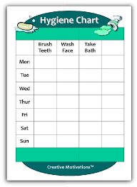 Hygiene Chart For Kids Personal Hygiene Hygiene Activities Hygiene Lessons Charts For Kids