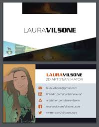 Just be sure to follow the corporate graphic standards. Laura Vilsone Business Card Design