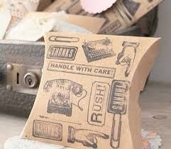 Mini Paquet Handle With Care Boites Berlingot Boite Emballage