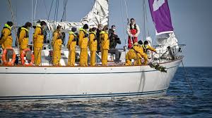 A lone piper then played a haunting lament, the flowers of the forest, as the crowd stood with their heads bowed, many of them weeping. Duke Of Edinburgh Pupils At His Former School Lay Wreath At Sea Bbc News