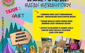 Jika bahan yang diperlukan untuk membina gajet sukar didapati, peserta perkhemahan bolehlah membawa sedikit bahan sebagai persediaan untuk membina gajet tersebut. Archivessupportsmk Saujana Utama