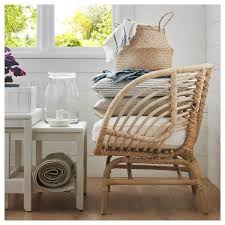 Buskbo Armchair Rattan Ikea In 2020 Rattan Chair Living Room Rattan Armchair Rattan