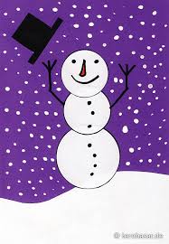Das ist sehr einfach zu machen. Es Schneit Da Lacht Der Schneemann Lernbasar De