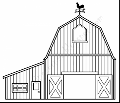One of my favorites is the big red barn about animal life on the farm. Barn Outline Barn Coloring Pages Free Jpg Clipartix