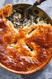Nyt Cooking This One Skillet Vegetarian Pot Pie Trades The Traditional Chicken Filling For Creamy Garlicky Greens He Vegetarian Pot Pie Recipes Nyt Cooking