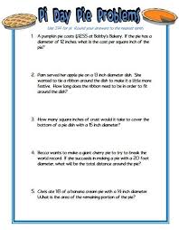 Free Challenging Pi Day Pie Themed Word Problems On Circumference And Area Of Circles Math Word Problems Middle School Math Common Core Math Middle School