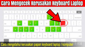 Cara Mengecek Kerusakan Keyboard Laptop Dan Komputer Youtube
