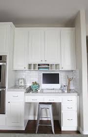 Desk In Kitchen Transitional Kitchen Jana Bek Design Kitchen Office Spaces Kitchen Office Nook Kitchen Desk Areas