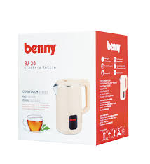 Ấm siêu tốc Benny BJ-20 , Màu Be, 1500W, 1,8L | Benny