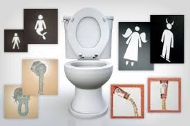 In a restaurant you'll only find wc toilet was originally a french loanword (first attested in 1540) that referred to the toilette (little. Die 10 Lustigsten Klo Schilder