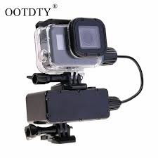 5200mah Waterproof Power Bank Battery Charger Waterproof Case For Gopro Hero 6 5 Action Camera Gopro C Action Camera Action Camera Accessories Water Proof Case