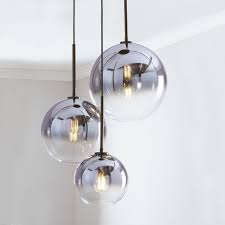 Moderne Nordic Glas Anhanger Licht Led E27 Farbverlauf Loft Kreative Hangende Lampe Fur Home Schlafzimmer Wohnzimmer Resta Moderne Lampen Glaskugel Lampe Lampe