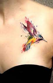 Watercolor Hummingbird Tattoo C Tattoo Artist Natalia Grabowska Watercolor Bird Tattoo Hummingbird Tattoo Watercolor Hummingbird Tattoo