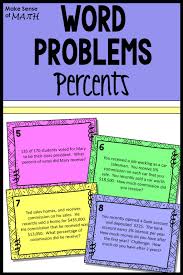 Percents Taxes Tips Discounts Word Problems Percent Word Problems Word Problems Maths Activities Middle School