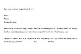 Sesudah dibayar lunas, hubungan hukum tersebut menjadi lenyap. Contoh Surat Perjanjian Hak Asuh Anak Contoh Surat