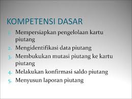 Pengelolaan kartu piutang dilakukan oleh bagian kartu piutang yang berada dibagian akunting. Mengelola Kartu Piutang Ppt Download