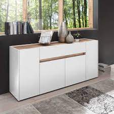 Online kaufen mies l by porventura, sideboard aus holz mit klappensysteme design filipe ventura, kollektion mies. Sideboard T Star Weiss Wotan Eiche Kommode Real De