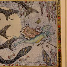 Detail Aus Froschkonig Auf Der Flucht Von Carl Strathmann In Der Ausstellung Jugendstil Skurril Munchen Deutschland