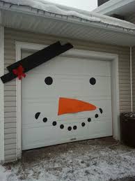 Garage Door Snowman Snowman Christmas Decorations Outdoor Christmas Decorations Christmas Diy