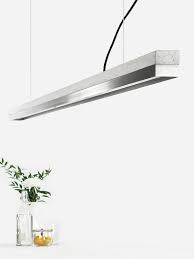 C3 Pendelleuchte Lampe Eichenholz Und Stahl Lang