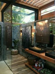 Love an open shower design? 20 Amazing Open Bathroom Design Inspiration The Architects Diary Creative Bathroom Design Bathroom Design Inspiration Outdoor Bathrooms