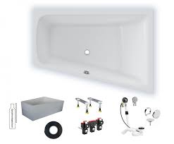 Unser badewanne trapez test hat erkannt, dass das gesamtfazit des genannten vergleichssiegers im test übermäßig überzeugen konnte. Badewanne Life2 M100 Rechts 1700x1200x800 Acryl Trapez Einbauwanne Setw097