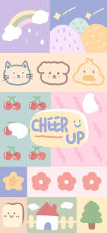  Pin Oleh Huyenflamingo Di Aesthetic Background Wallpaper Kartu Lucu Ilustrasi Karakter Wallpaper Kartun