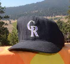 Vintage major league baseball hats. Vintage 90s Baseball Hat Colorado Rockies Mlb Baseball Cap Etsy