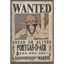 Search, discover and share your favorite one piece ace gifs. One Piece Poster Wanted Portgas D Ace Poster Grossformat Jetzt Im Shop Bestellen Close Up Gmbh