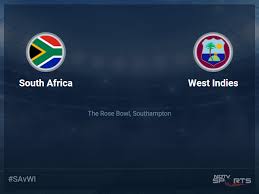 Playing under relatively new captains, both west indies and south africa would be. South Africa Vs West Indies Live Score Over Match 15 Odi 6 10 Updates Cricket News