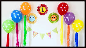 Easy Birthday Decoration At Home Simple Very Easy Birthday Party Decoration At Home First Birthday Decoration In 2020 First Birthday Decorations Simple Birthday Party Easy Birthday Party Decorations