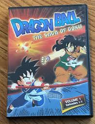 The dragon ball gt series is the shortest. Dragon Ball The Saga Of Goku 1 Dvd Volume 1 Episodes 1 7 Trimark Pictures Ebay