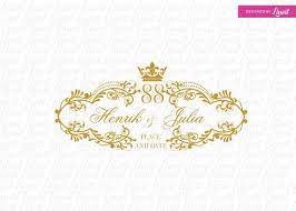 Royal Logo Crown Logo Royal Wedding Logo Wedding Emblem Etsy Wedding Logo Monogram Wedding Logos Custom Wedding Monogram