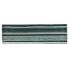 Chair rail moldings add elegance and are an easy diy project. Nabi Deep Emerald 2x6 Green Chair Rail Liner Tile Tilebar
