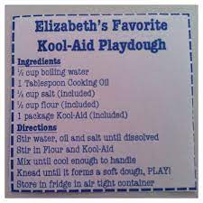 Pin By Lorena Murillo On Kid Crafts Fun Activities For Kids Babysitting Crafts Kool Aid Play Dough Recipe