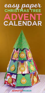 Christmas Tree Advent Calendar 25 Days Of Maker Projects Jennifer Maker Christmas Tree Advent Calendar Homemade Advent Calendars Christmas Advent Calendar
