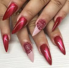 Black And Red Cat Eye Nails Red And Pink Cat Eye Nails The Cat Eye Nail Designs Are Blowing Up On Social Media Click Above To Get 23 More Ex Cat Eye Nails Polish Cat Eye Nails Red Nails