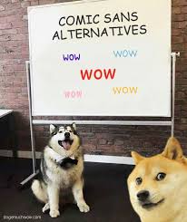These thick, even typefaces were obviously. Free Google Fonts Alternatives To Comic Sans Ms Doge Much Wow