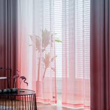 All curtain accessories such as net curtains and bead panel curtains as well as curtain poles and fitting available for home delivery. The Perfect Blend Ombre Red Orange Terracotta Sheer Voile Curtain Voila Voile