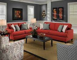 45 Perpaduan Warna Cat Ruang Tamu Keren Dan Elegan Impianrumahku Com Living Room Red Red Couch Living Room Red Living Room Decor