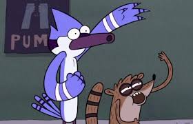 Rigby:what about the lake game? Regular Show Representing The Retro Gamer Destructoid