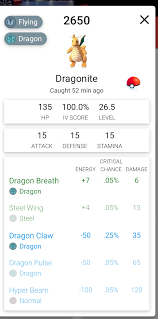 Best Dragonite Iv 100 Perfect Best Attack Move Set