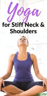 Yoga For Neck And Shoulders Yoga Poses For Beginners To Relieve Tension Yoga Workout Avocadu Com With Images Easy Yoga Workouts Yoga Poses For Beginners Yoga For Beginners