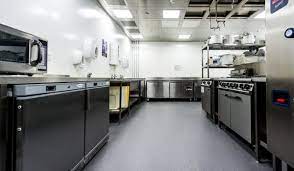 Resilient vinyl sheet floor coverings Commercial Kitchen Flooring Meadee Flooring Ltd