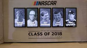 The nascar hall of fame is based in charlotte and is open to exceptional drivers, crew chiefs, owners and those who to be eligible for the hall of fame, a contender must have been active for at least 10 years within nascar. Hall Of Fame 2018 Inductees Official Site Of Nascar