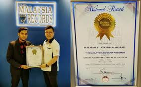 Malaysia largest bookstore offering books, magazines, music, cd, manga and much more. Tamil Teacher Marks His Name In Malaysia Book Of Records Astro Ulagam